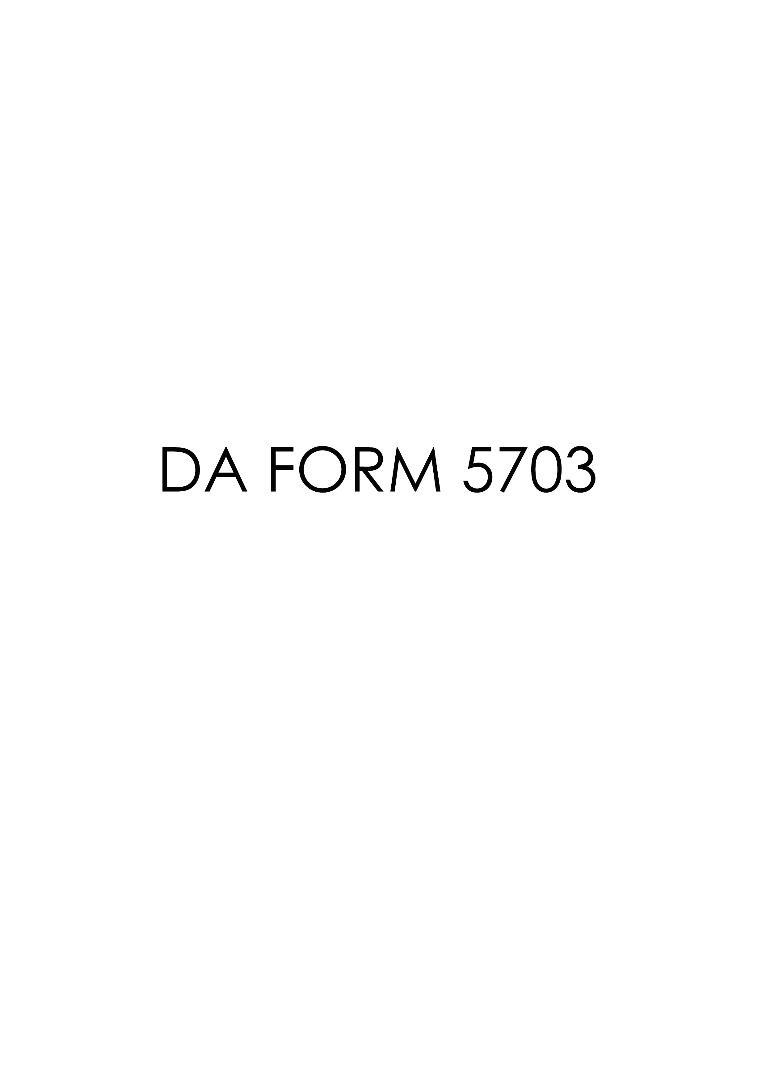 da Form 5703 fillable