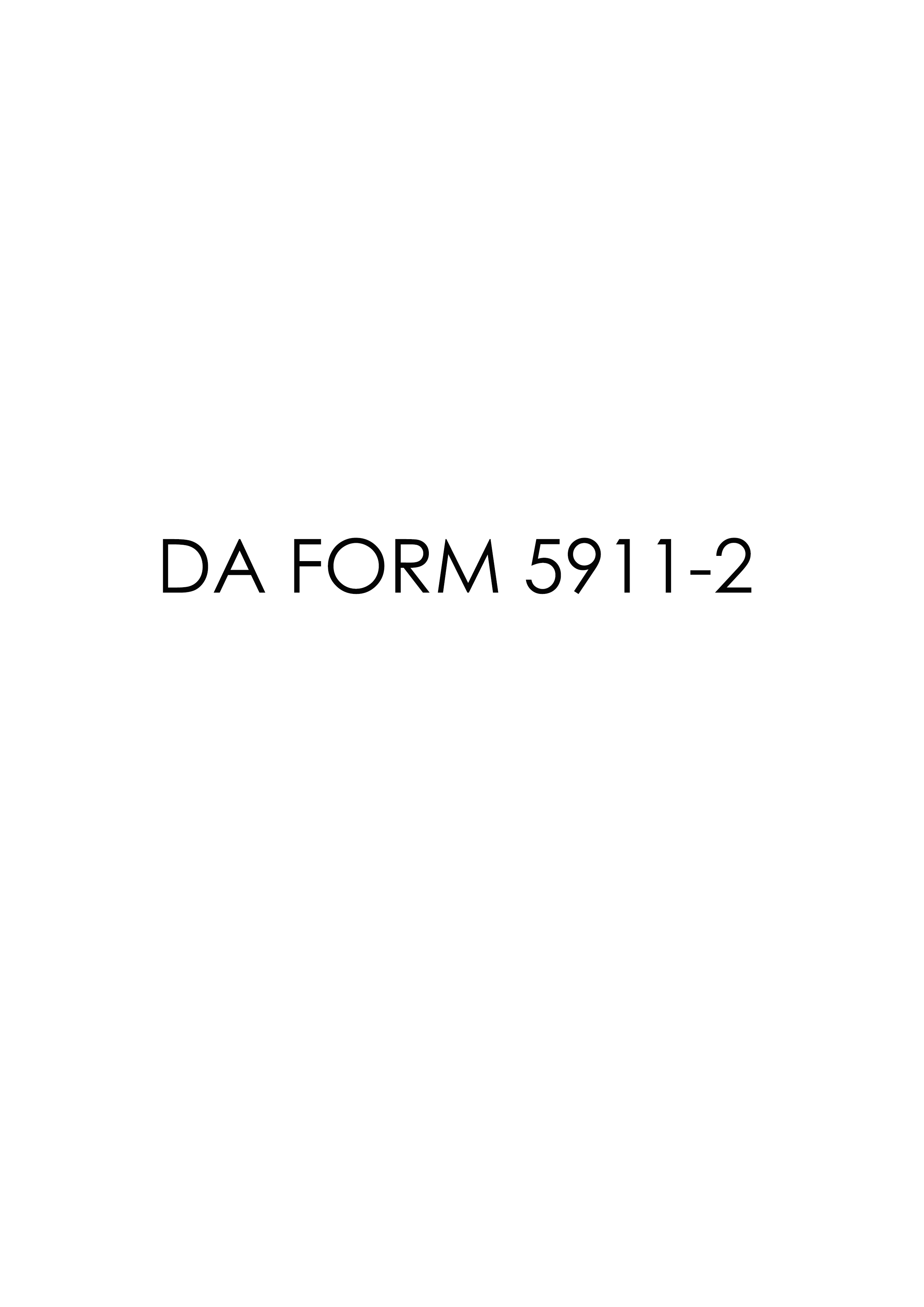 da Form 5911-2 fillable