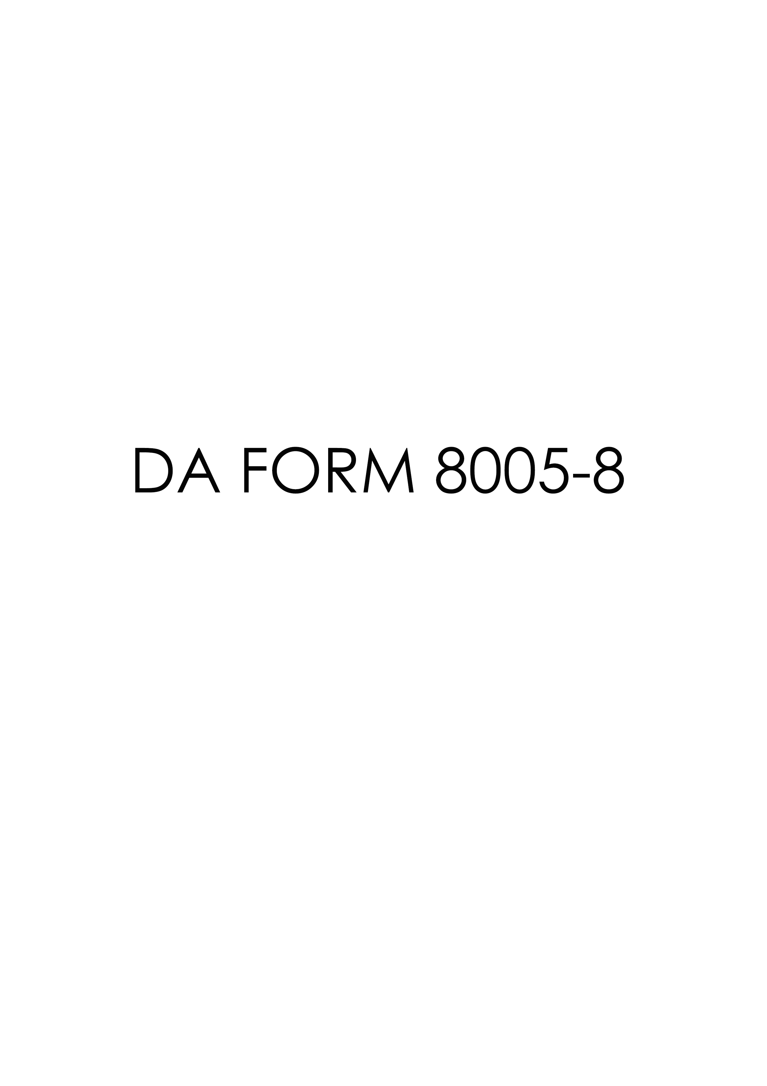 da Form 8005-8 fillable