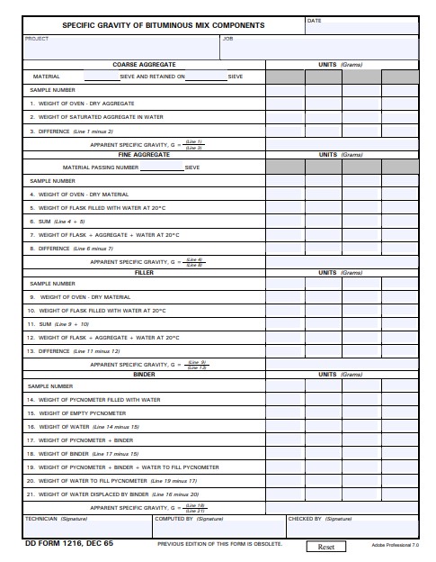 dd Form 1216 fillable