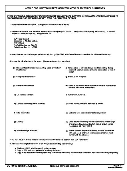 dd Form 1502-2N fillable