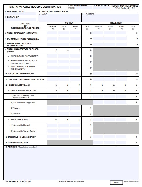 dd Form 1523 fillable