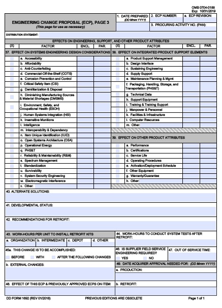 dd Form 1692/3 fillable