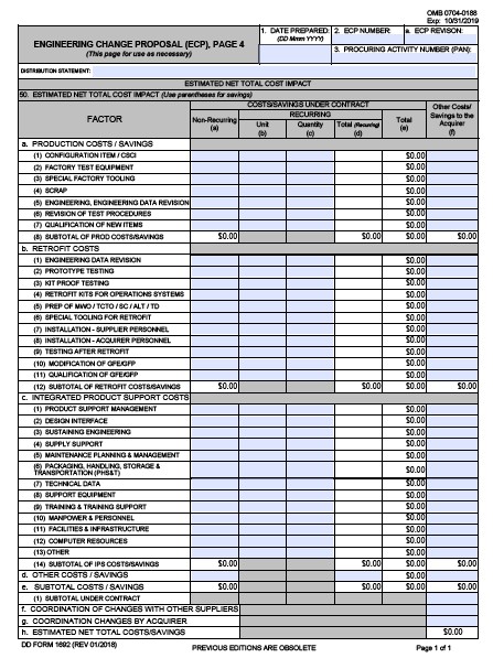 dd Form 1692/4 fillable