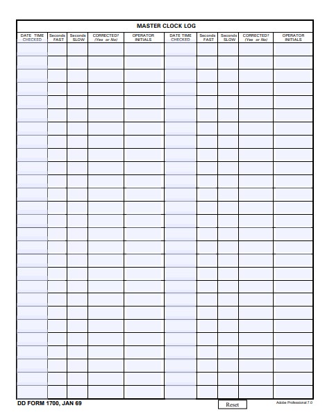 dd Form 1700 fillable