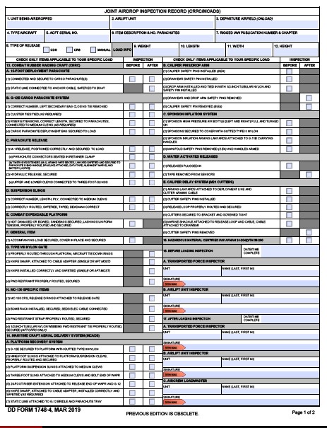 dd Form 1748-4 fillable