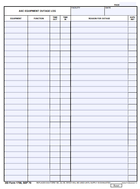 dd Form 1756 fillable