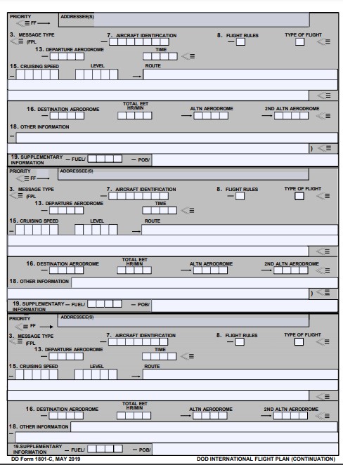 dd Form 1801C fillable