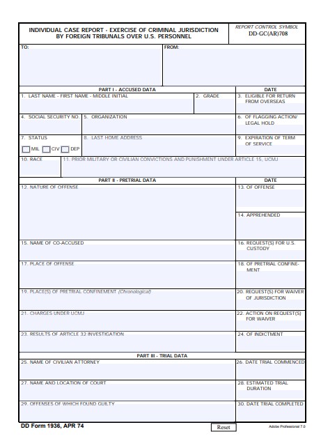 dd Form 1936 fillable