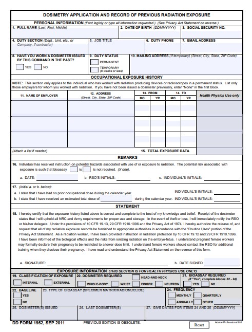 dd Form 1952 fillable