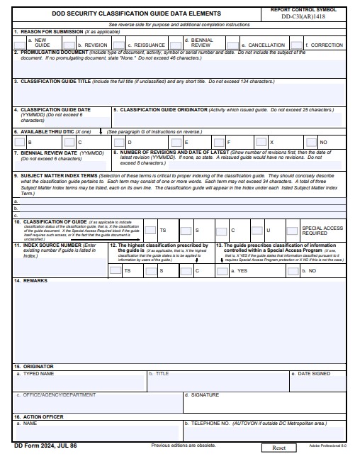 dd Form 2024 fillable