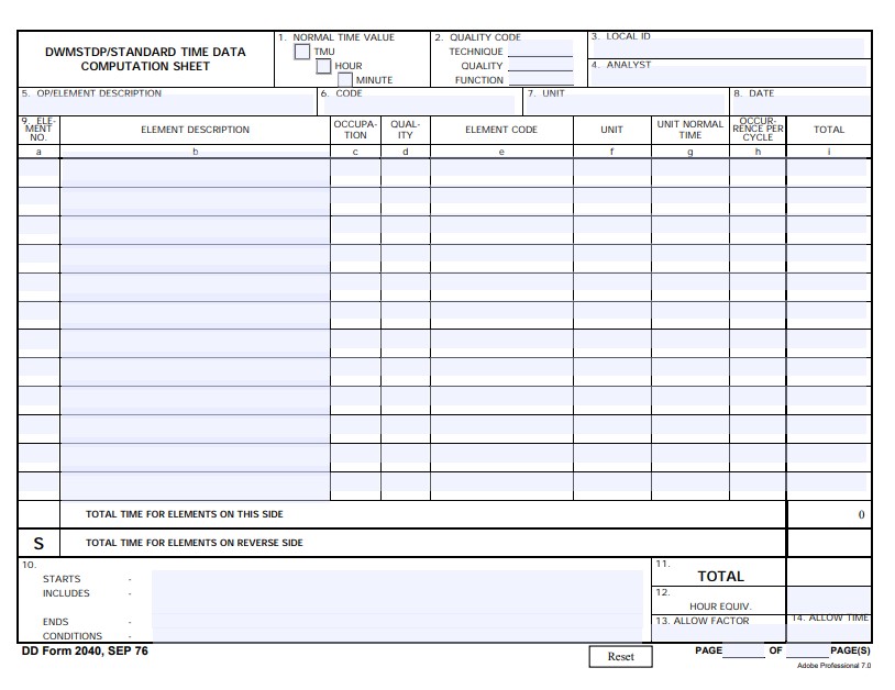 dd Form 2040 fillable