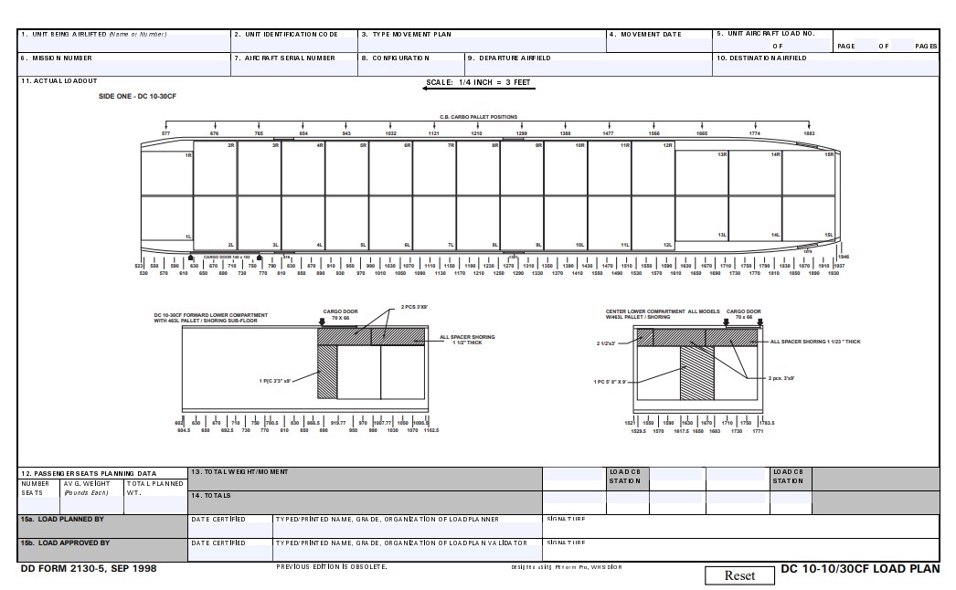 dd Form 2130-5 fillable