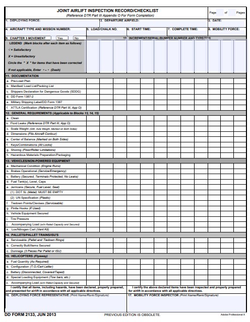 dd Form 2133 fillable