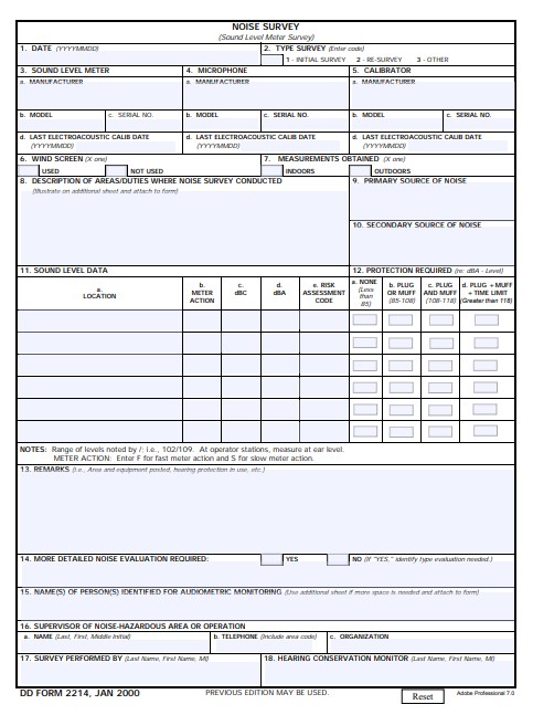 dd Form 2214 fillable