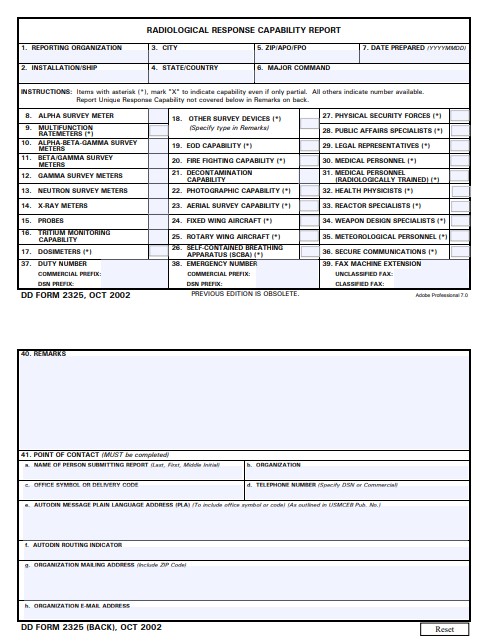 dd Form 2325 fillable