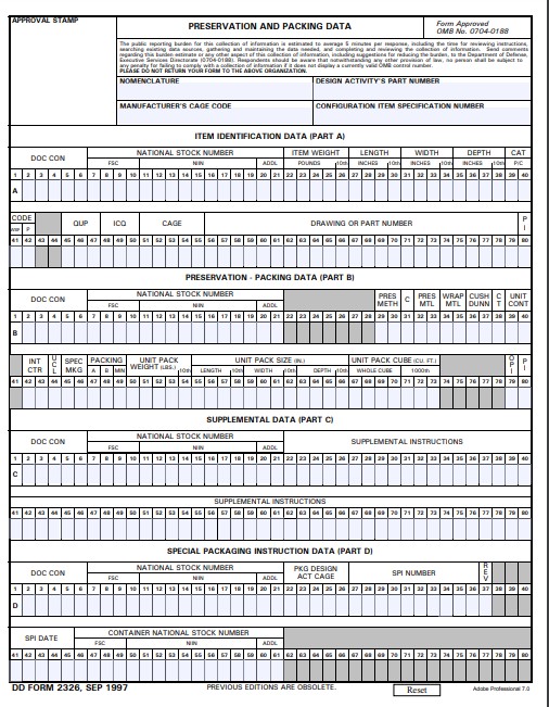 dd Form 2326 fillable