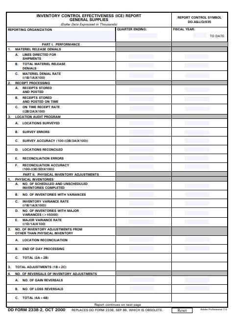 dd Form 2338-2 fillable