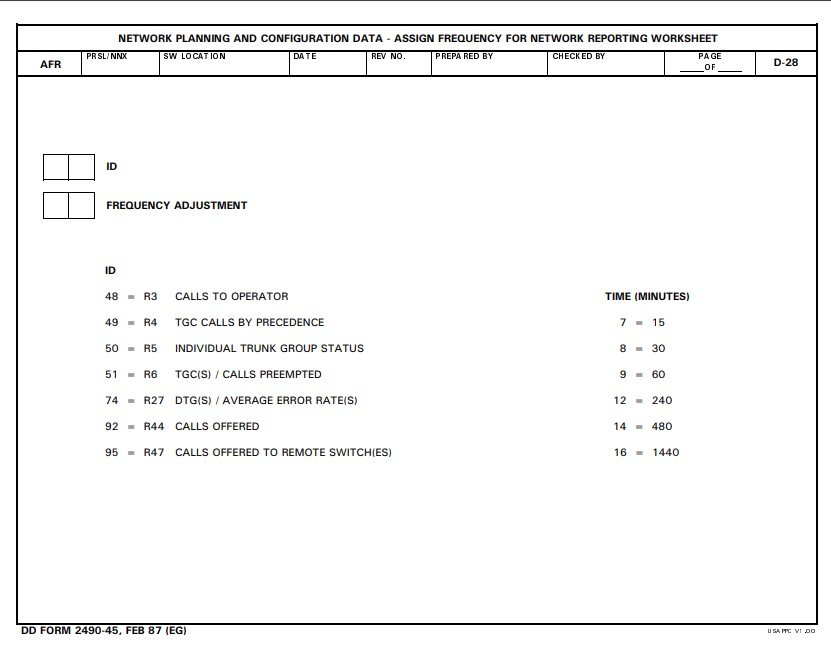 dd Form 2490-45 fillable