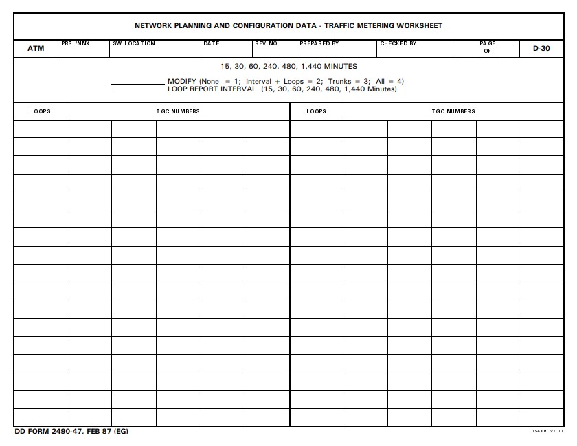 dd Form 2490-47 fillable