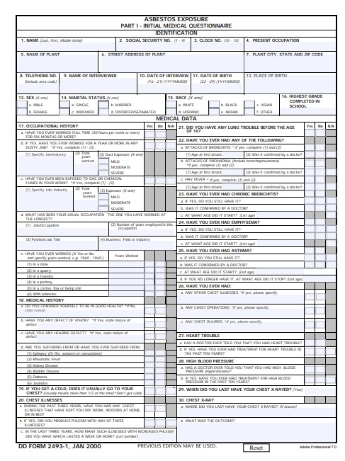 dd Form 2493-1 fillable