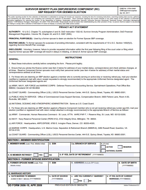 dd Form 2656-10 fillable