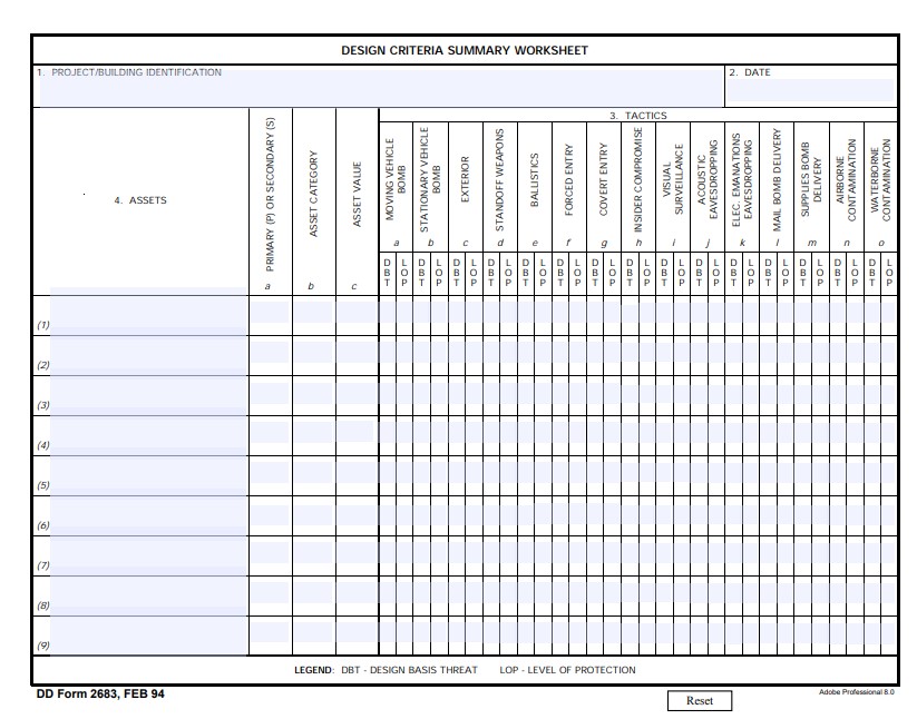 dd Form 2683 fillable