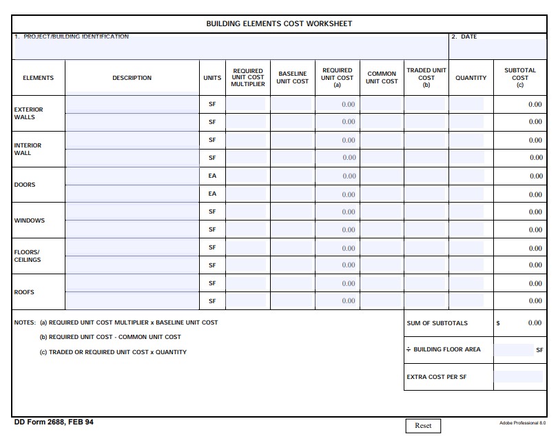 dd Form 2688 fillable