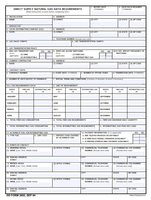 dd Form 2692 fillable