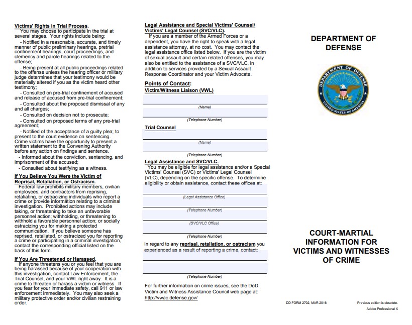 dd Form 2702 fillable