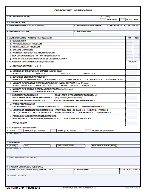 dd Form 2711-1 fillable