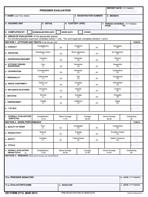 dd Form 2712 fillable