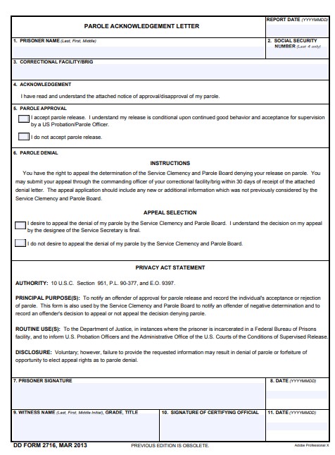 dd Form 2716 fillable