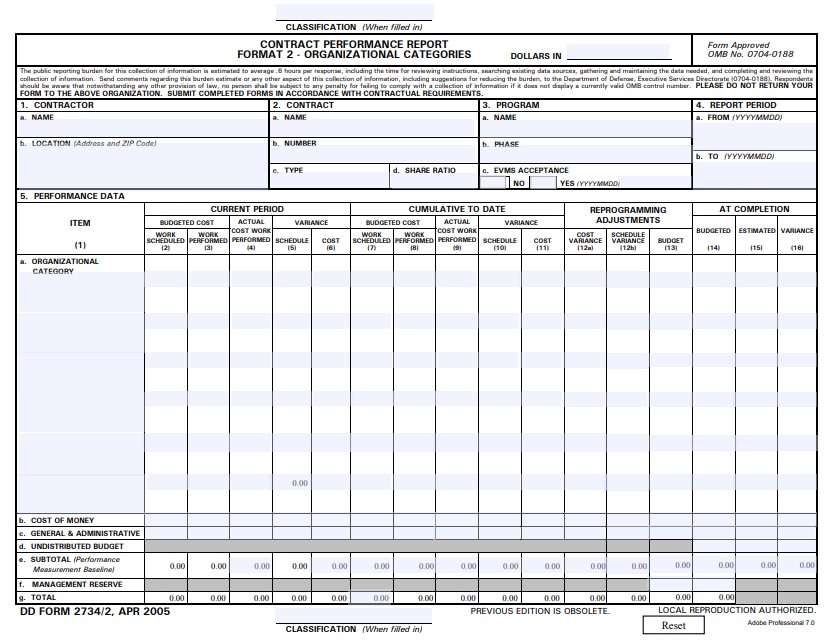 dd Form 2734/2 fillable