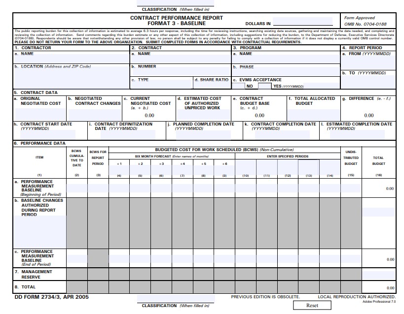 dd Form 2734/3 fillable