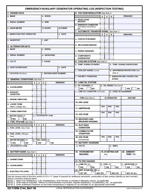 dd Form 2744 fillable