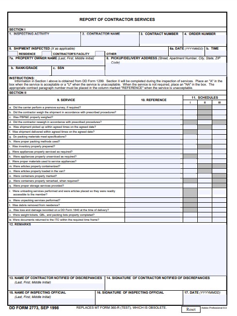 dd Form 2773 fillable