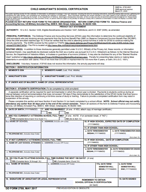 dd Form 2788 fillable