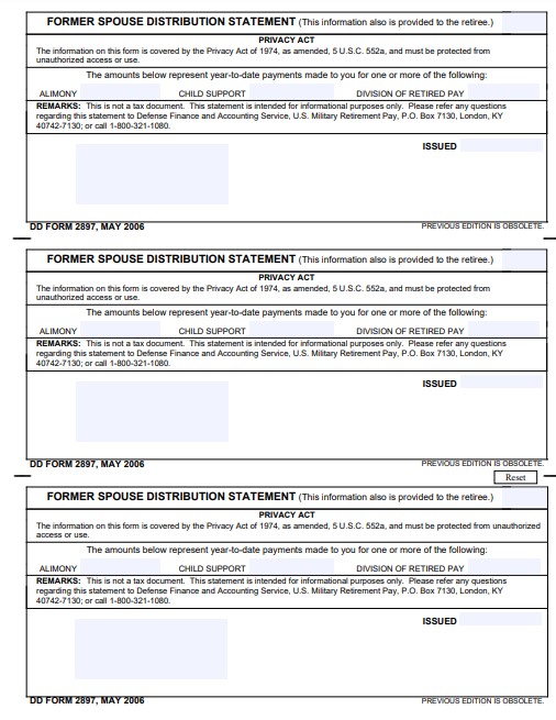 dd Form 2897 fillable