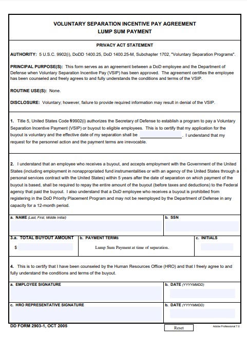 dd Form 2903-1 fillable