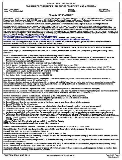 dd Form 2906 fillable