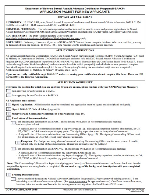 dd Form 2950 fillable