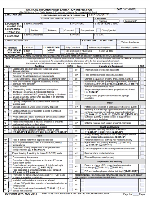 dd Form 2974 fillable