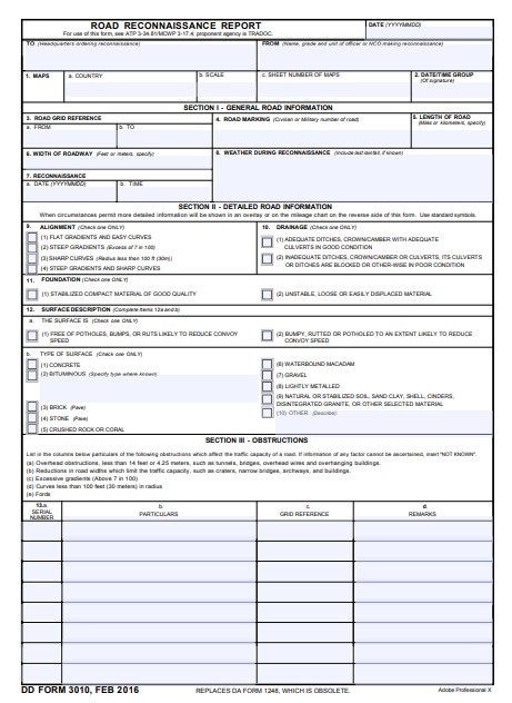 dd Form 3010 fillable