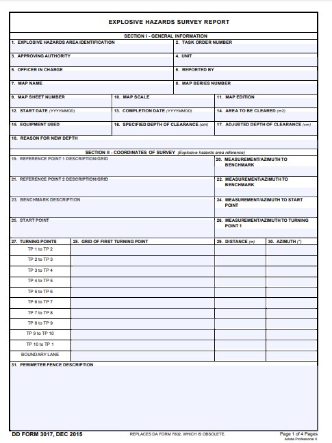 dd Form 3017 fillable