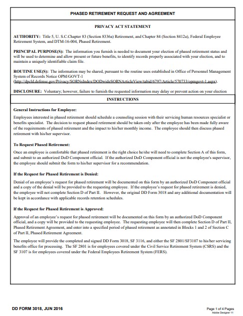 dd Form 3018 fillable