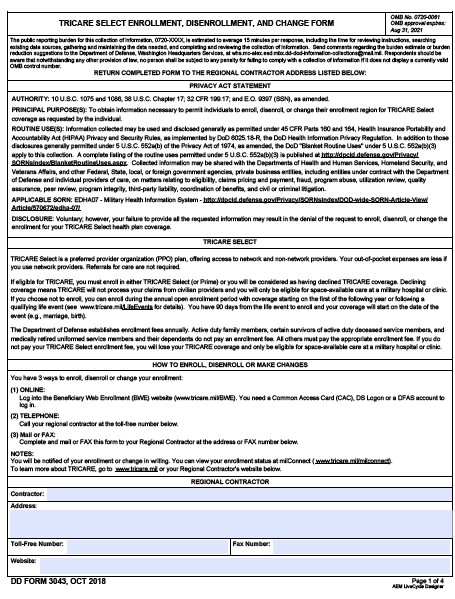 dd Form 3043 fillable