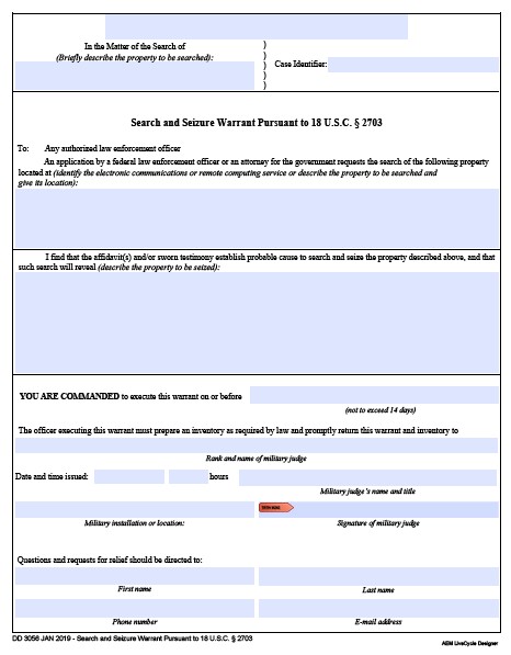 dd Form 3056 fillable