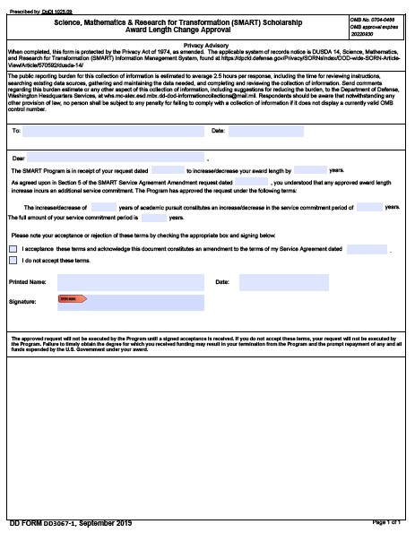 dd Form 3067-1 fillable