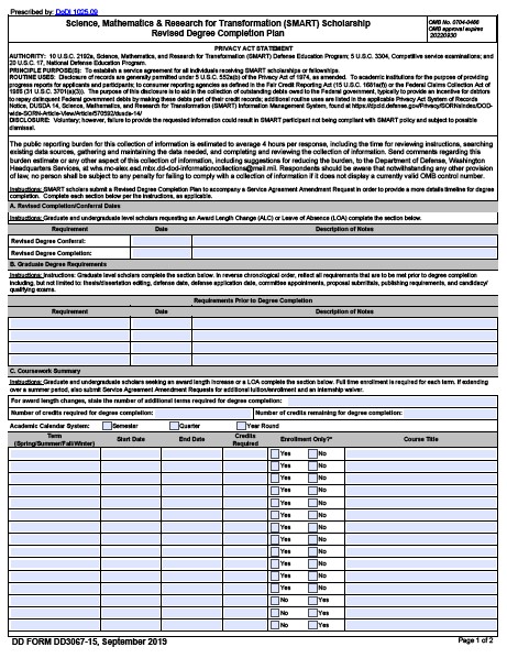 dd Form 3067-15 fillable